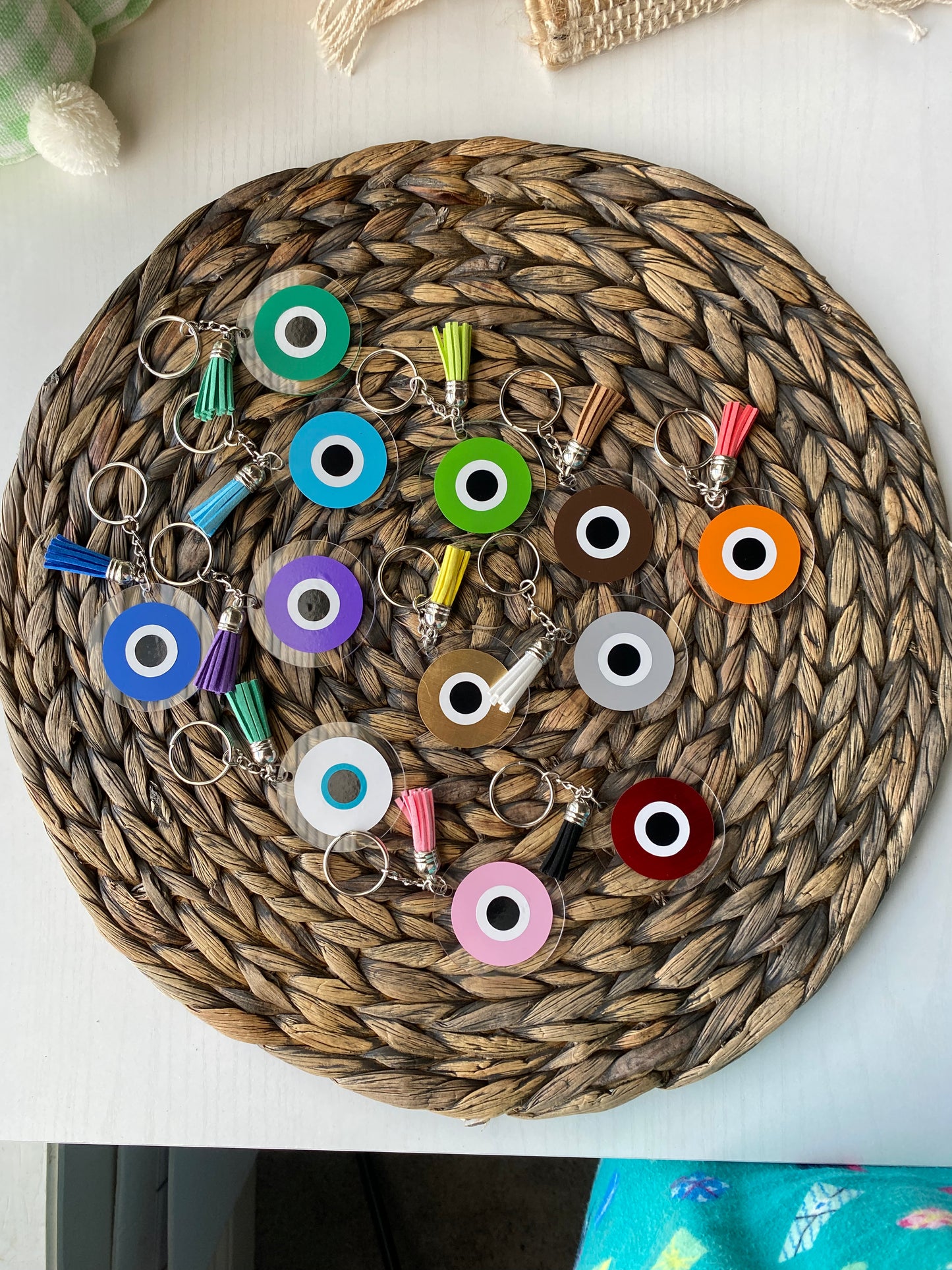 Evil Eye acrylic keychain