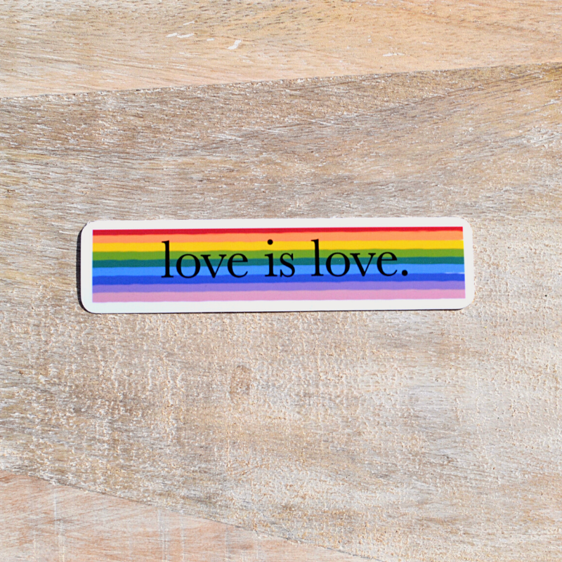 Love is love Sticker