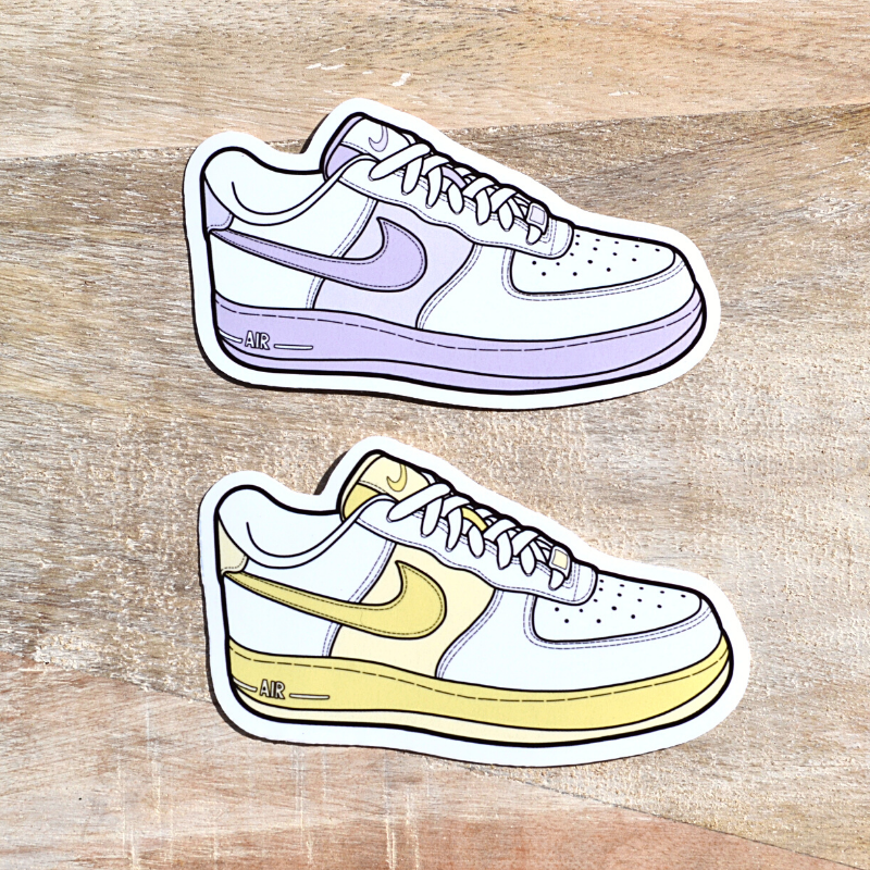 Air force 1 low stickers best sale